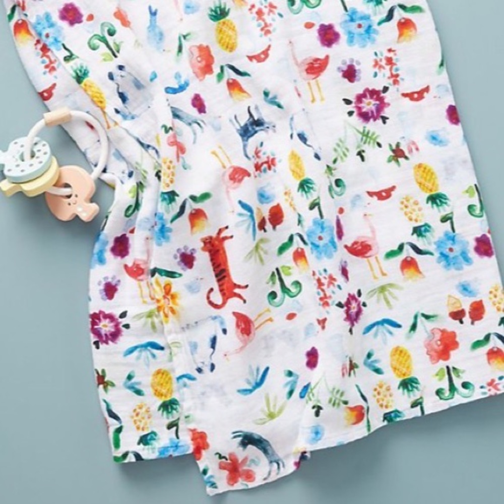 ANTHROPOLOGIE Tropical Swaddle - Picture 1 of 4